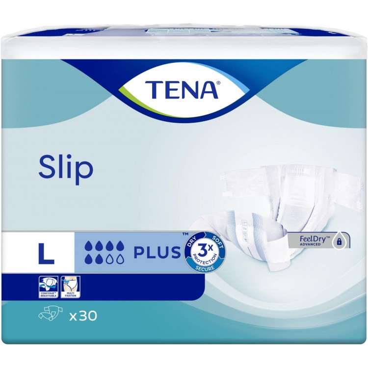 Tena / Подгузники для взрослых Slip Plus 30 - L