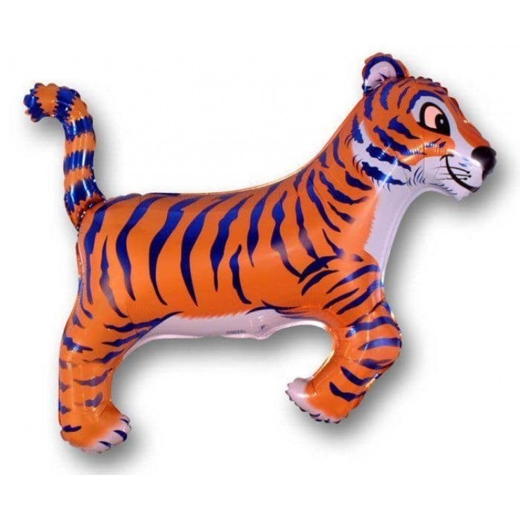 Фигурный фольгированный шарик Тигр