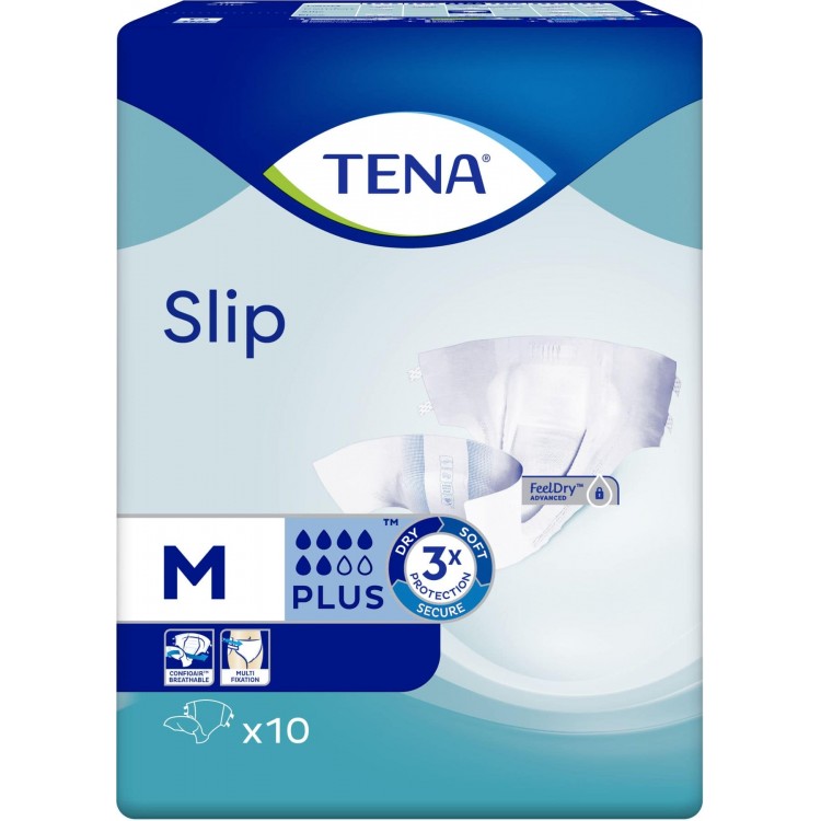 Tena / Подгузники для взрослых Slip Plus 10 - M