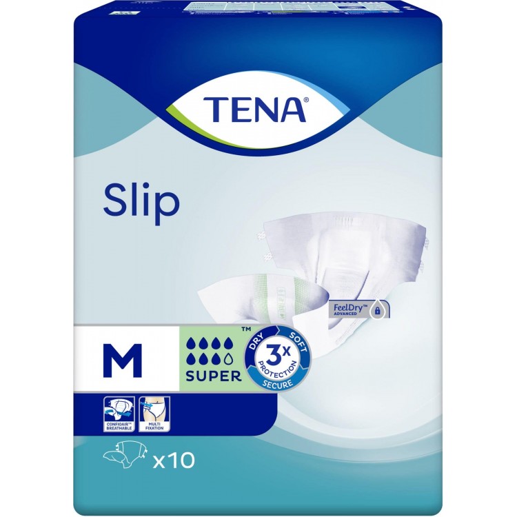 Tena / Подгузники для взрослых Slip Super 10 - M
