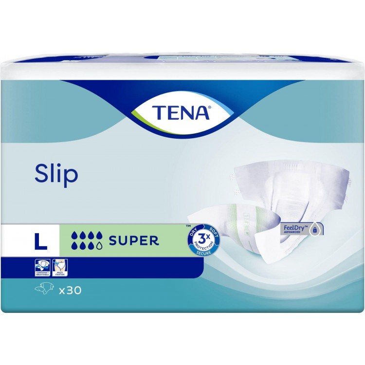 Tena / Подгузники для взрослых Slip Super 30 - L
