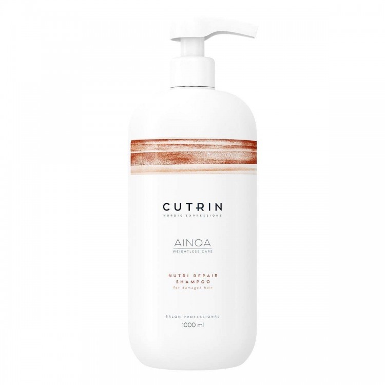 Восстанавливающий шампунь для волос Cutrin Ainoa Nutri Repair Shampoo, 1000 мл