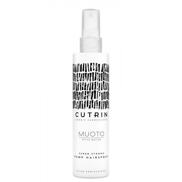 Лак-спрей для волос экстрасильной фиксации Cutrin Muoto Extra Strong Pump Hairspray, 200 мл