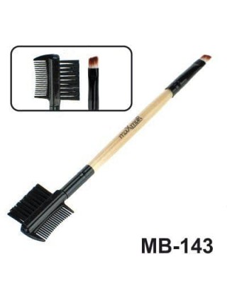 maXmaR MB-143 Кисть для жидких помад, консиллеров, кремообразных теней и моделир. ресниц и бровей