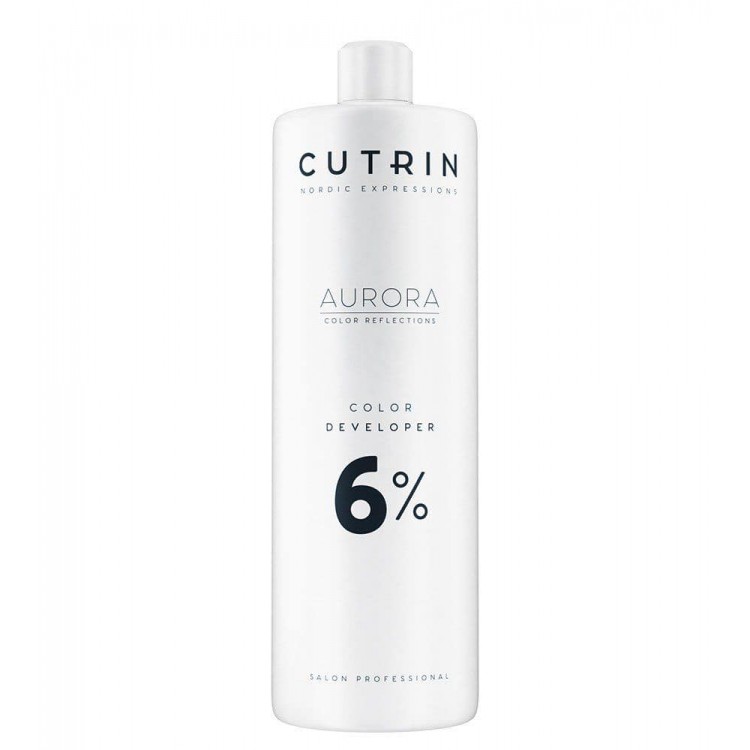Окислитель 6% для окрашивания Cutrin Aurora Color Develope, 1000 мл