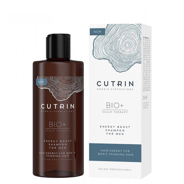 Шампунь проти випадіння волосся для чоловіків Cutrin Bio+ Energy Boost Shampoo, 250 мл