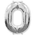 Кулька фольгована Цифра 0 Flexmetal СРІБЛО (901760 Р)