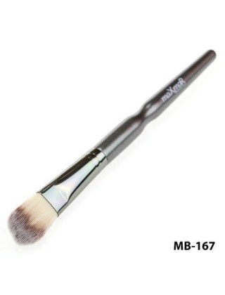 maXmaR MB-167 Кисть для тональной основы, теней и румян