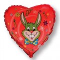 Фольгована повітряна кулька, 18" (45 см), Заєць, Flexmetal
