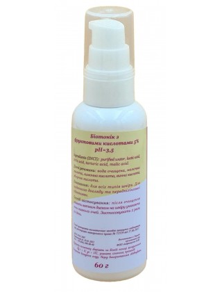 Биотоник с фруктовыми кислотами Nikol Professional Cosmetics, 60 мл