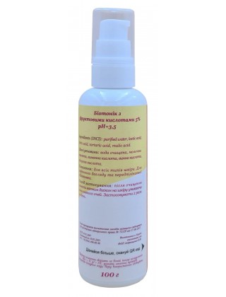 Биотоник с фруктовыми кислотами Nikol Professional Cosmetics, 100 мл