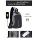 Рюкзак повсякденний із замком, USB роз'єм, розмір 20*31*13см, Сірий (Gray)
