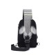 Рюкзак повседневный с замком, USB разьем, размер 20*31*13см, Черный (Black)