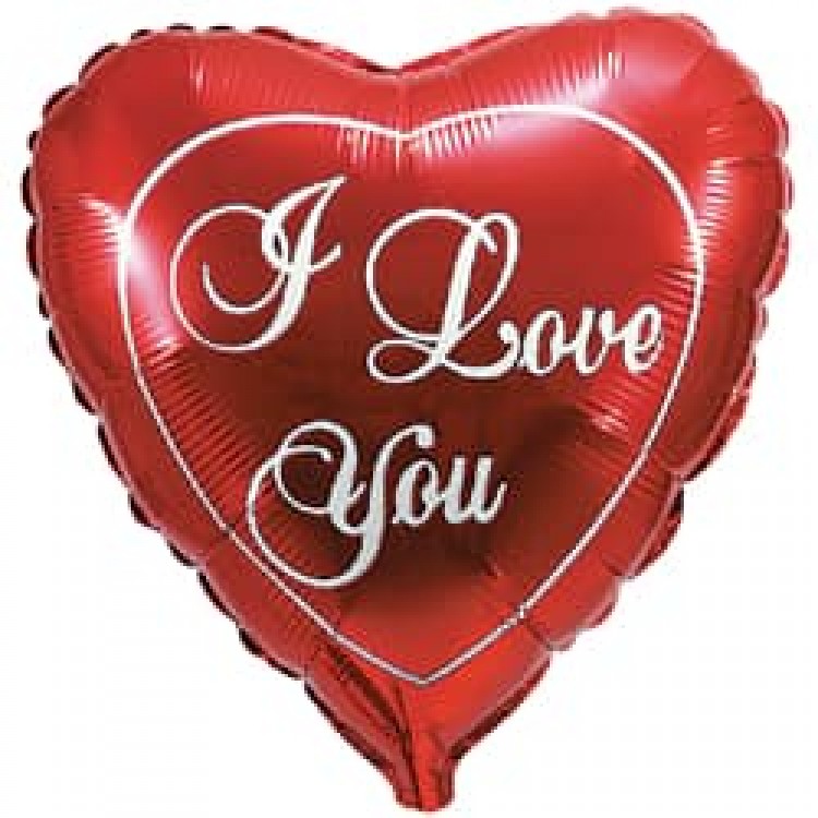206506 Сердце 32 I love you Красное сердце