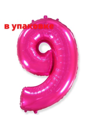В упаковке Цифра 9 Flexmetal ФУКСИЯ (B901769F)