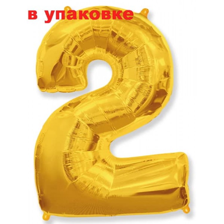 В упаковці Цифра 2 Flexmetal ЗОЛОТО (B901762O)