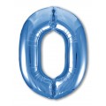Цифра 0 Slim Agura Синий (102 см/40') 756379