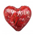 Китай Сердце 18" I Love you шарик фольгированный