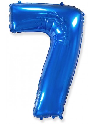 Цифра 7 Flexmetal 32" СИНЯЯ (901817 A)