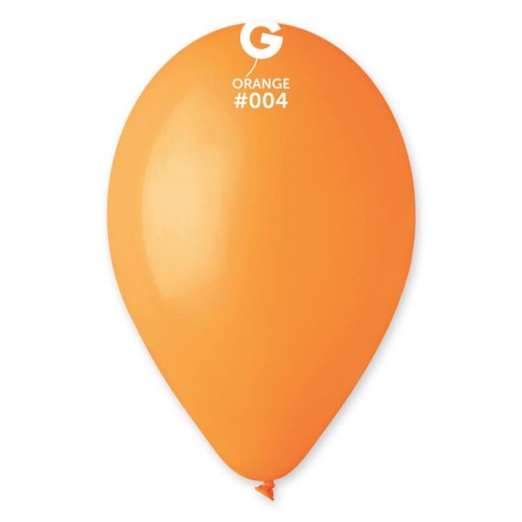 Кулька латексна G90/10" (26cm) пастель 04 помаранчевий 1уп/100шт
