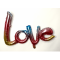 Надпись фольгированный LOVE градиент 108*65.5см