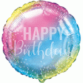 402614 круг-міні 9* з малюнком Happy birthday градієнт