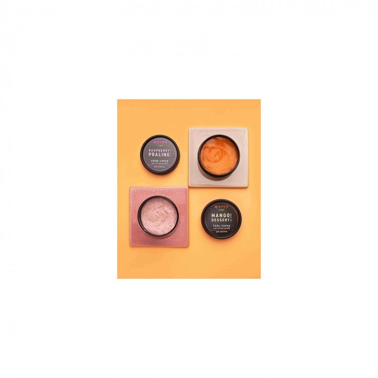Скраб для лица Mayur Mango Dessert Gel Scrub Манговый десерт 50 мл (4820230953275)