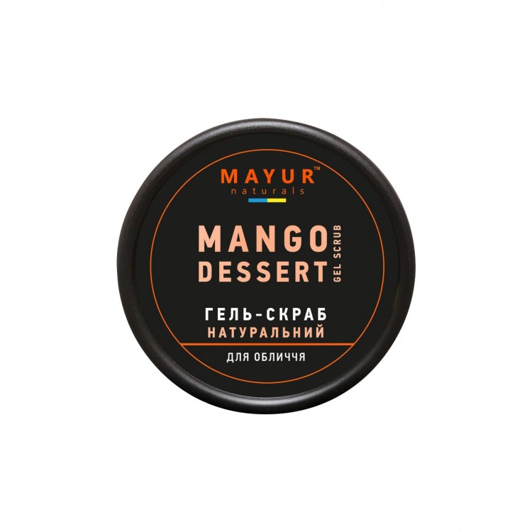 Скраб для лица Mayur Mango Dessert Gel Scrub Манговый десерт 50 мл (4820230953275)