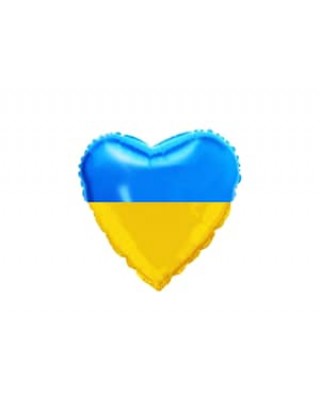 212505 Сердце-мини 9* Украинский Флаг