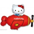 Котенок КИТТИ в самолете 901720 Фольга красная