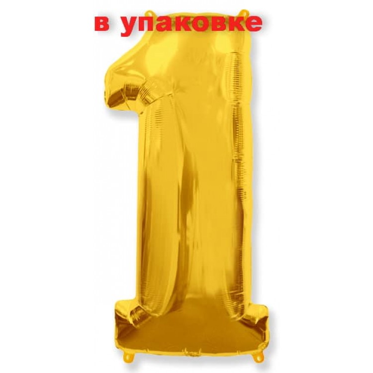 В упаковке Цифра 1 Flexmetal ЗОЛОТО (B901761O)