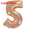 В упаковці Цифра 5 Flexmetal РОЖЕВЕ-ЗОЛОТО (B901765RG)