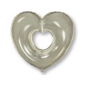 Сердце в сердце 901500 Фольга серебро