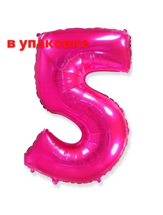 В упаковке Цифра 5 Flexmetal ФУКСИЯ (B901765F)