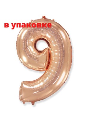 В упаковке Цифра 9 Flexmetal РОЖЕВОЕ-ЗОЛОТО (B901769RG)