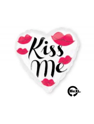 А-27623-02 Сердце 18" S40 "KISS ME" Anagram