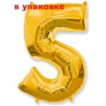 В упаковке Цифра 5 Flexmetal ЗОЛОТО (B901765O)