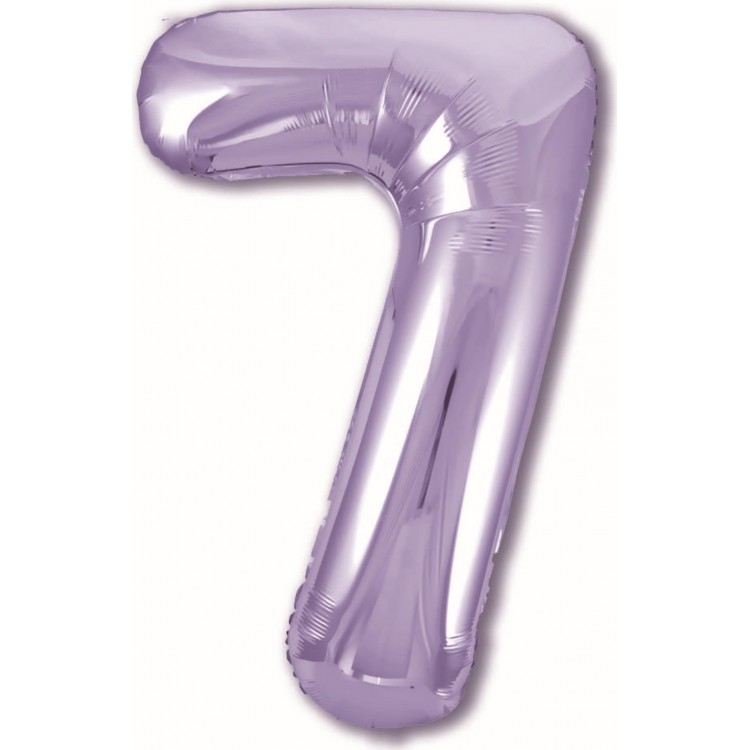 Цифра 7 Slim Agura Пастель-Фиолетовый (102 см/40) 755235