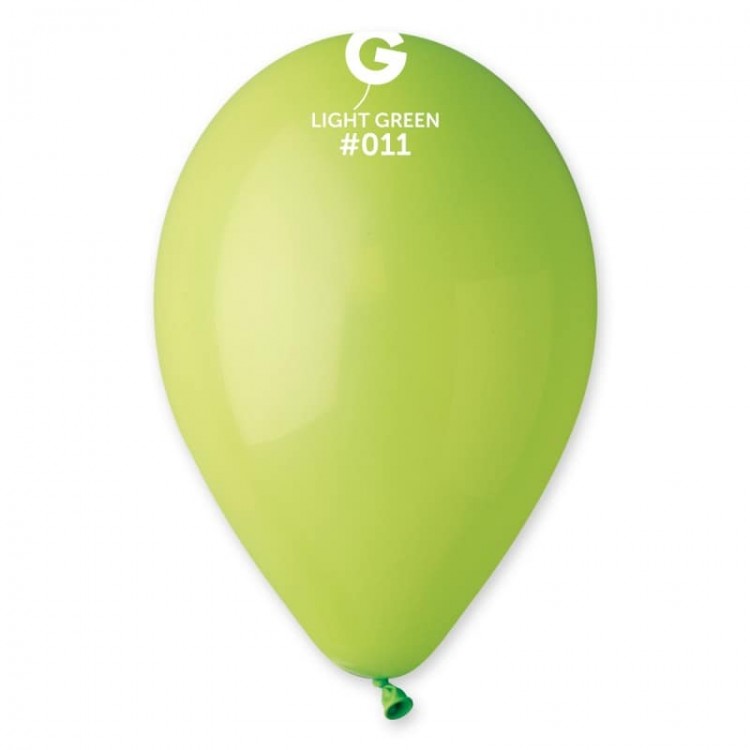 Кулька латексна G90/10" (26cm) пастель 11 салатовий 1уп/100шт