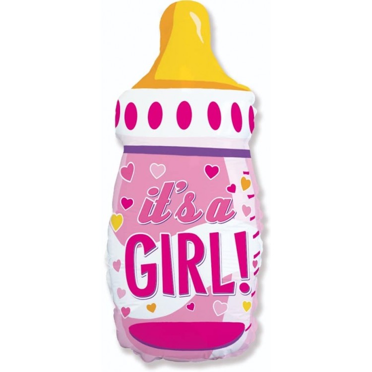 Бутылочка Its a Girl 31/17* 901827 розовая Фольга
