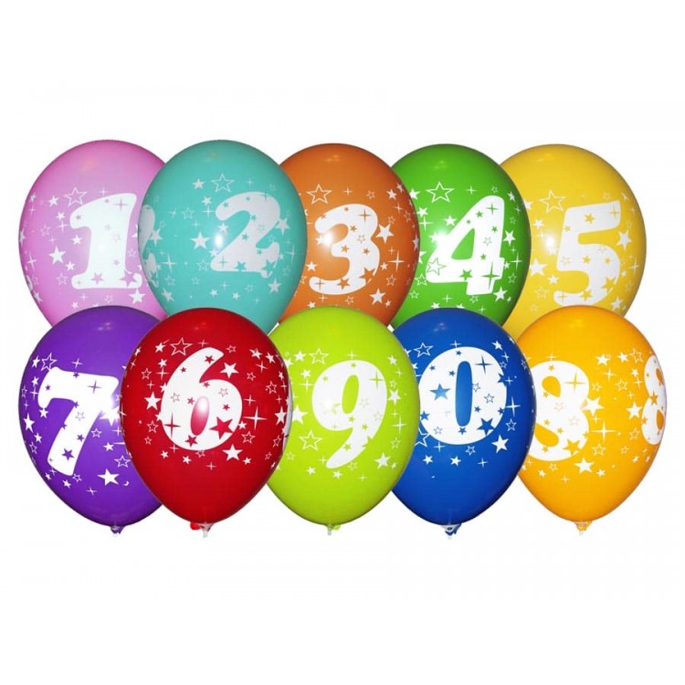 набор 12 пастель с рис. Цифра 1, 2, 3, 4, 5, 6, 7, 8, 9, 0, 10шт