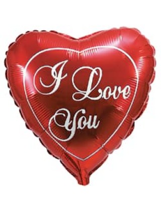 202506 Сердце-мини 9* с рис. "I love you"
