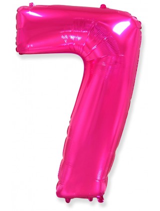 Цифра 7 Flexmetal 32" ФУКСИЯ (901817 F)