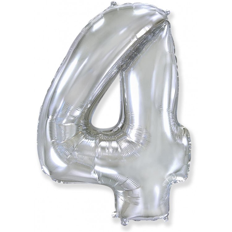 Цифра 4 Flexmetal 32 СЕРЕБРО (901814 Р)