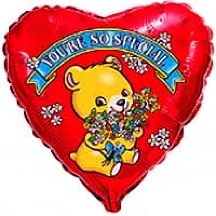 201646 Сердце 18 Мышка с цветками РАСПРОДАЖА