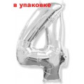 В упаковке Цифра 4 Flexmetal СЕРЕБРО ( B901764P)