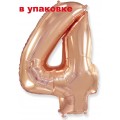 В упаковці Цифра 4 Flexmetal РОЖЕВЕ-ЗОЛОТО (B901764RG)