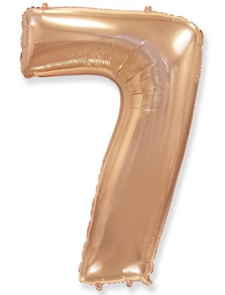Цифра 7 Flexmetal 32" Розовое золото (901817 RG)