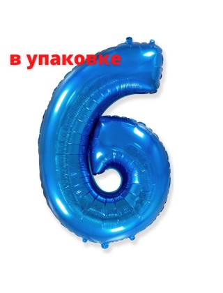 В упаковке Цифра 6 Flexmetal СИНЯЯ ( B901766A )