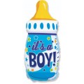 Бутылочка It's a Boy 31/17* 901826 голубая Фольга